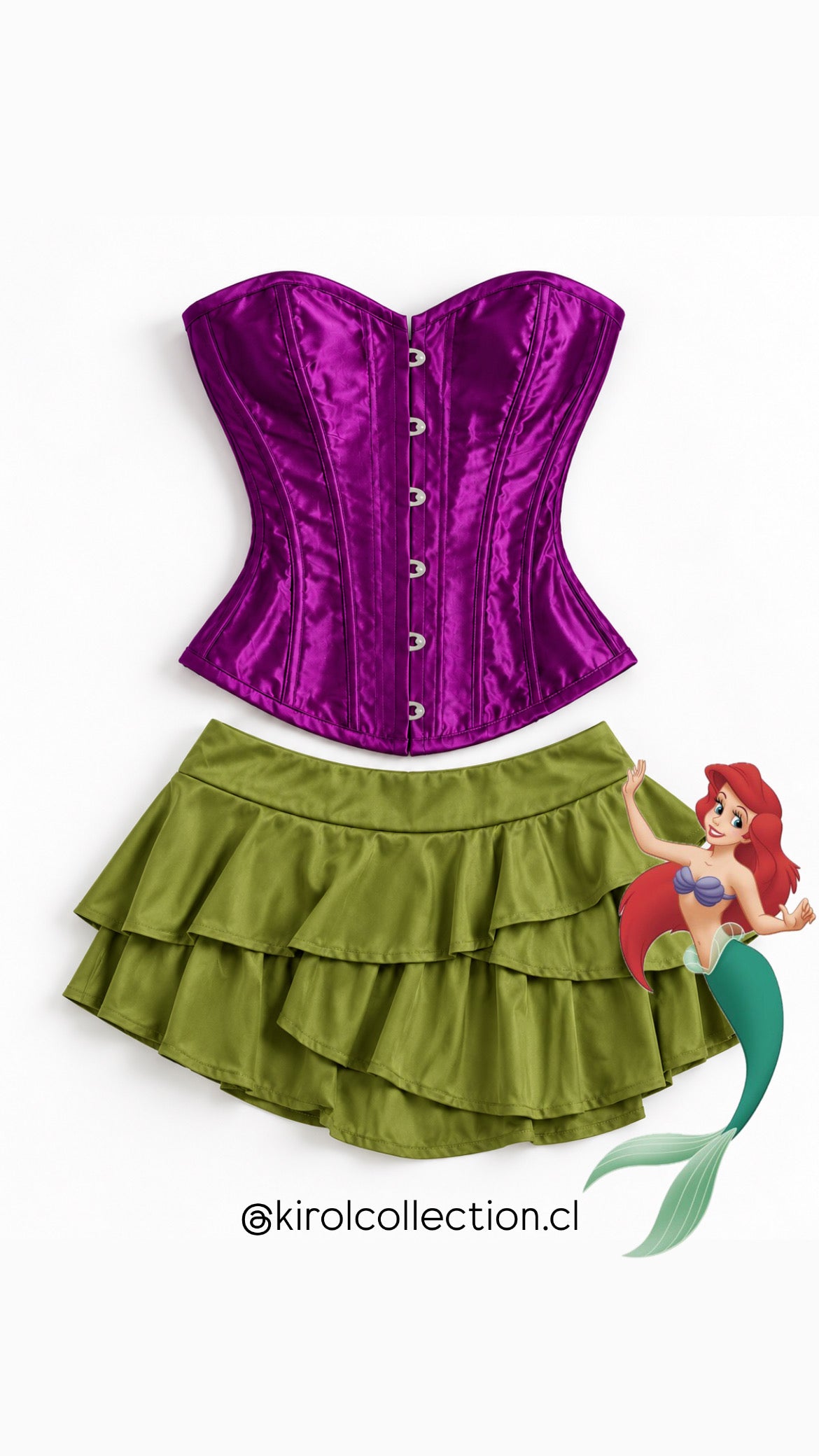 Disfraz sirenita ariel