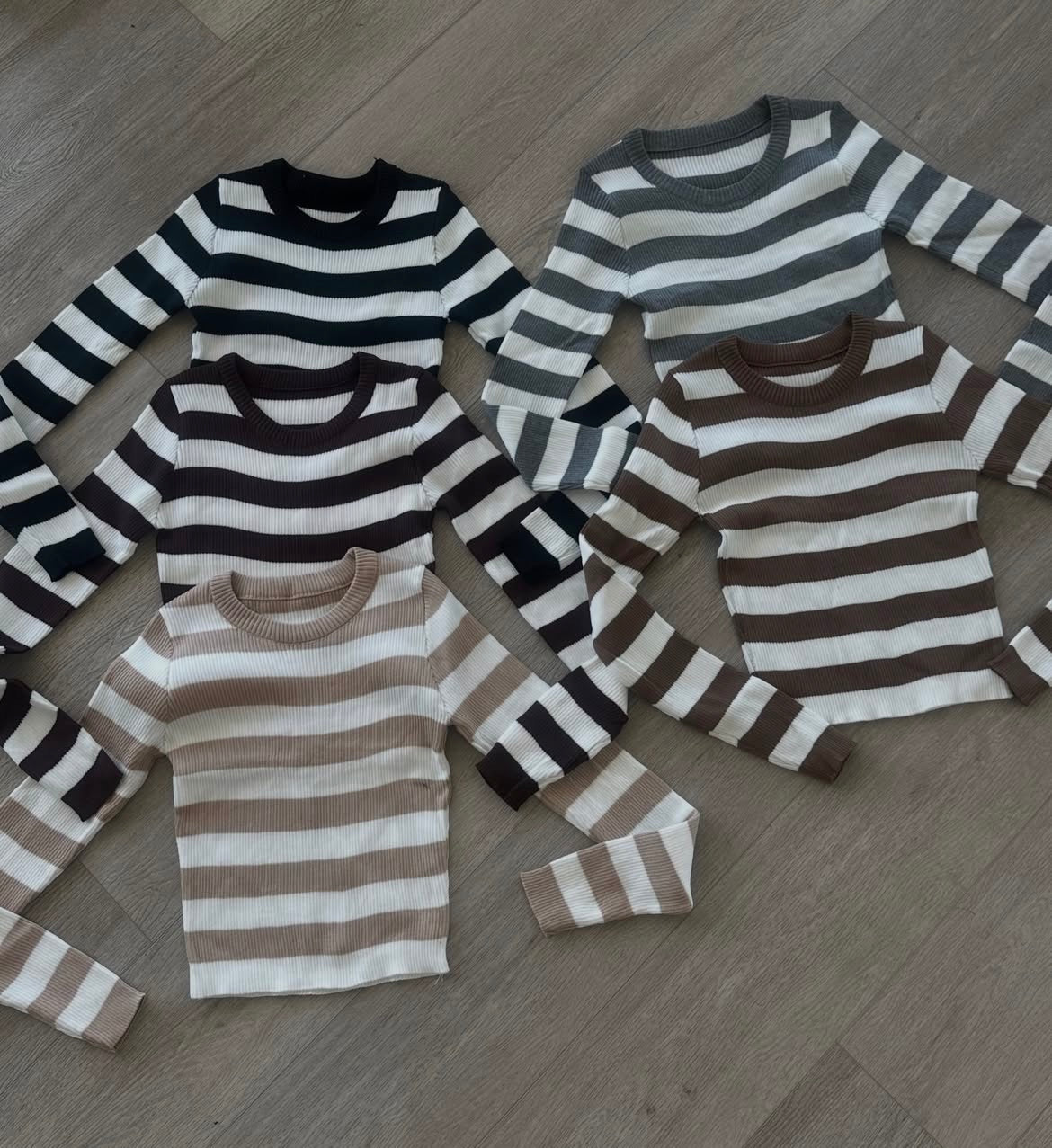 Sweater rayas Crop