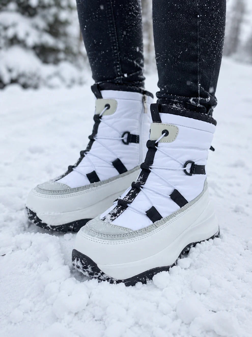 Botín Alaska blanco