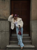 Coat fluffy