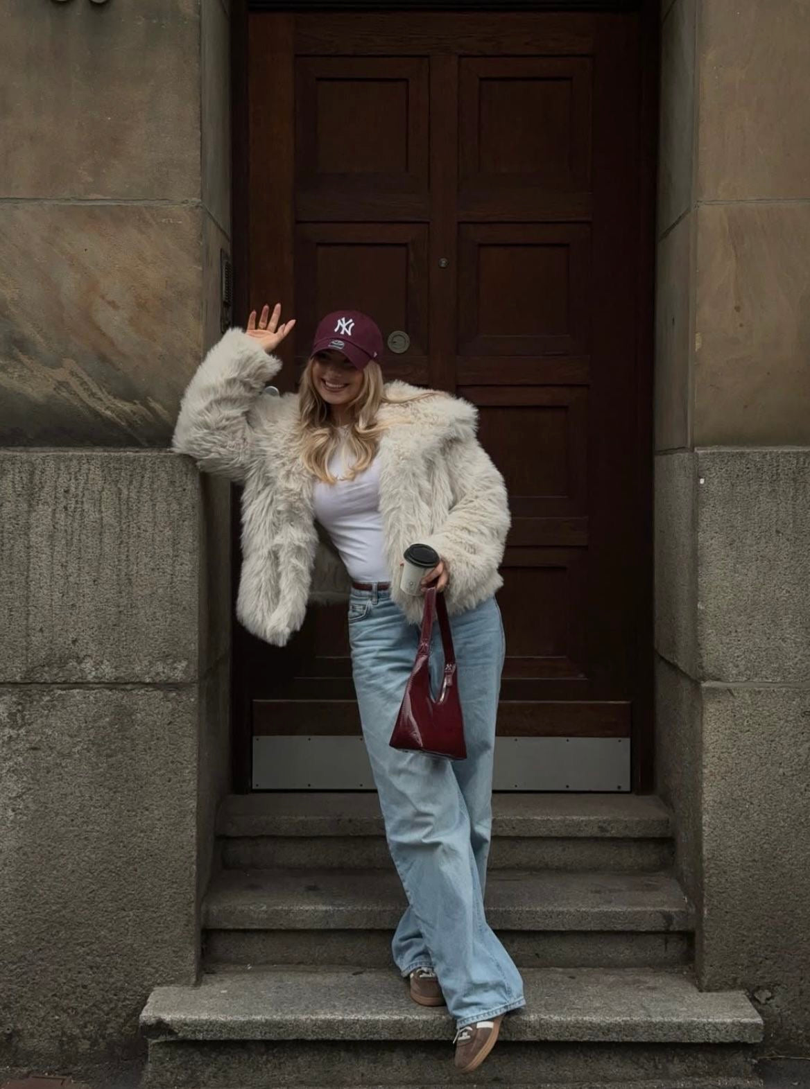 Coat fluffy