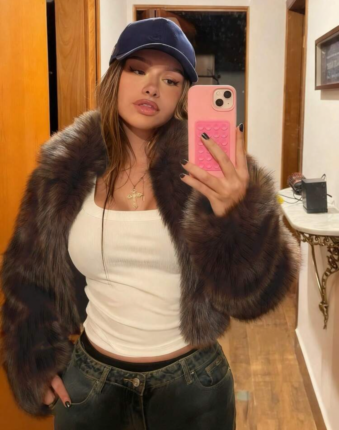 Coat fluffy